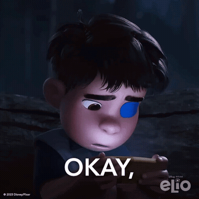 Boy With Blue Eye Holding Cell Phone Saying I Love You GIF
