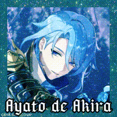 Boy With Blue Hair Ayato De Akira GIF