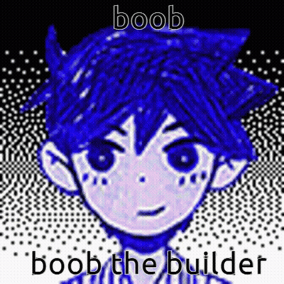 Boy With Blue Hair Boob The Builder GIF
