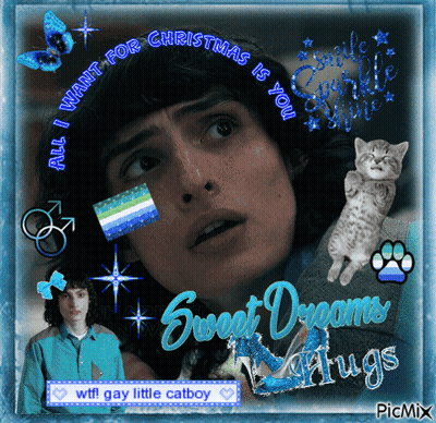 Boy With Cat Sweet Dreams Drugs GIF