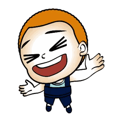 Boy With Closed Eyes Sticker