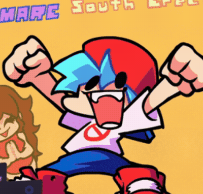 Boy With Fist In Air Saying Marc South Life GIF