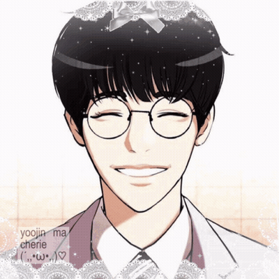 Boy With Glasses And Bow GIF