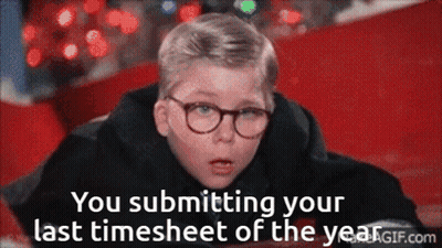 Boy With Glasses Laying Down You Submitting Your Last Timesheet Of The Year GIF