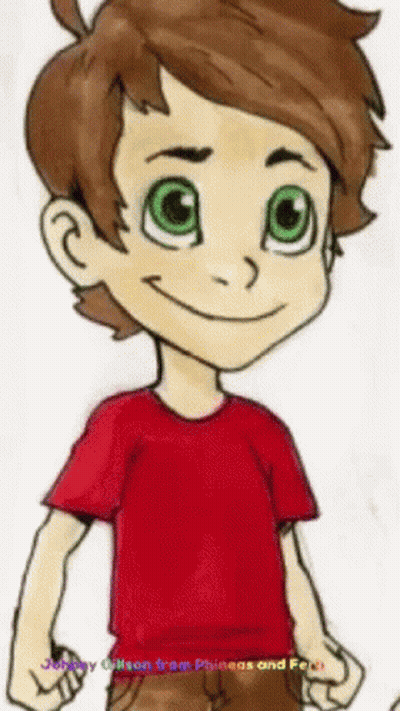 Boy With Green Eyes Johnny Gillison From Phineas and Ferb