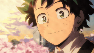 Boy With Green Hair Close Up GIF