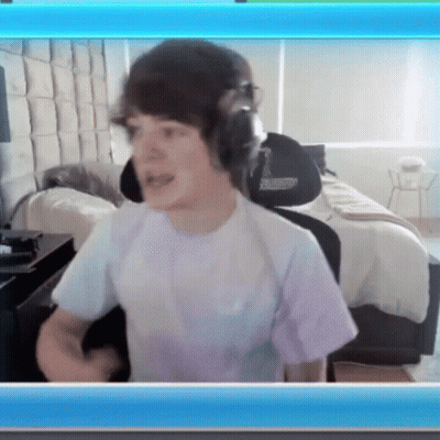 Boy With Headphones And Champions Shirt GIF