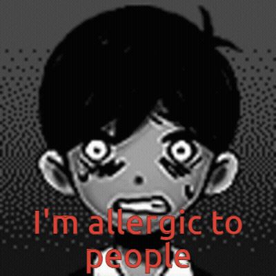 Boy With I Am Allergic To People GIF