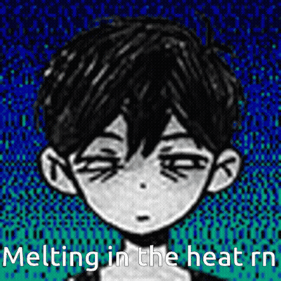 Boy With Melting Words GIF