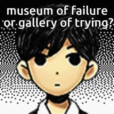 Boy With Museum Of Failure Or Gallery Of Trying GIF