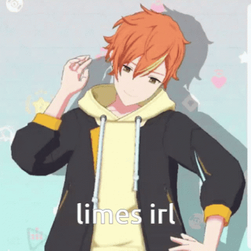 Boy With Orange Hair In Yellow Hoodie GIF