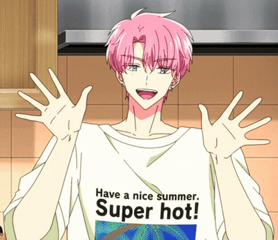 Boy With Pink Hair Saying Have A Nice Summer Super Hot GIF