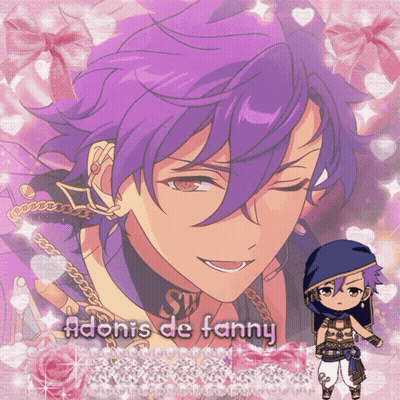 Boy With Purple Hair Adonis De Fanny GIF