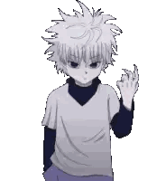 Boy With Rainbow Hair Pixel Art Sticker