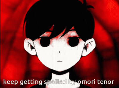 Boy With Red Eyes Keep Getting Spoiled By Omori Tenor GIF