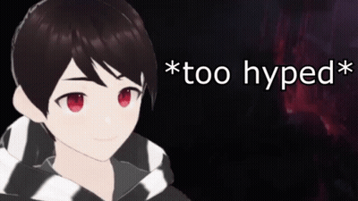 Boy With Red Eyes Too Hyped GIF