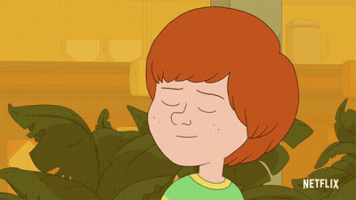 Boy With Red Hair And Netflix Logo GIF