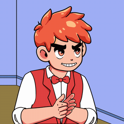 Boy With Red Hair In Red Vest And Bow Tie GIF