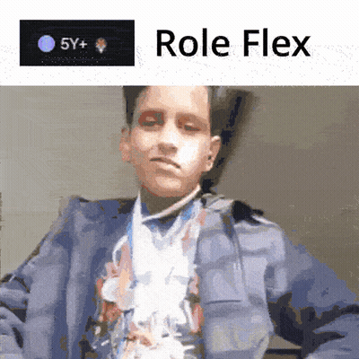 Boy With Role Flex GIF