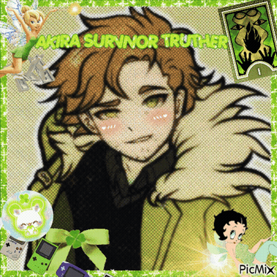 Boy With Text Akira Survivor Truther GIF