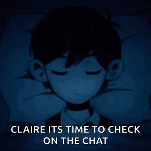 Boy With Text Claire Its Time To Check On The Chat GIF