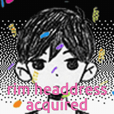 Boy With Trim Headdress Acquired GIF