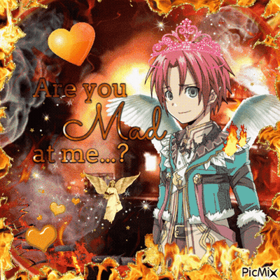Boy With Wings Asking Are You Mad GIF