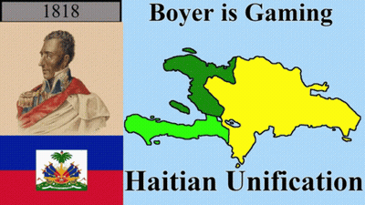 Boyer Is Gaming Haitian Unification With A Map GIF