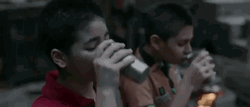 Boys Drinking Milk GIF