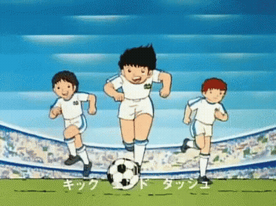 Boys Running With Soccer Ball GIF