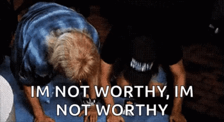 Boys Saying We Are Not Worthy GIF