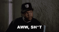 Boyz N The Hood Ice Cube Aww Shit GIF