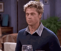 Brad Pitt Friends Thanksgiving Meme GIF