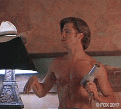 Brad Pitt Hats On GIF