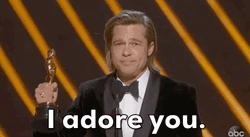Brad Pitt I Adore You GIF