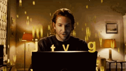Bradley Cooper Writing Process Limitless GIF