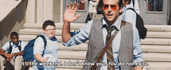 Bradley Walking Its The Weekend GIF