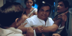 Brahmanandam Angry Beat You Up GIF