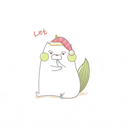 Brainstorming Focused Cat GIF