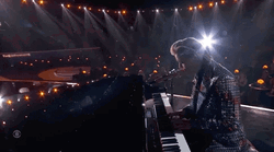 Brandi Carlile Playing Piano At Grammys