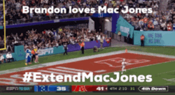Brandon Loves Mac Jones GIF
