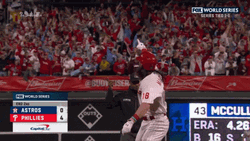 Brandon Marsh Point The Crowd GIF