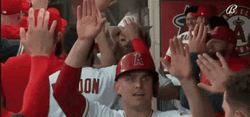 Brandon Marsh Team High Five GIF