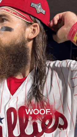 Brandon Marsh Woof GIF
