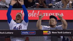 Brandon Nimmo Hands Up For The Game GIF