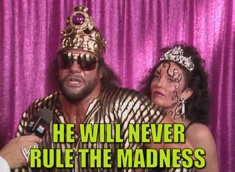 Brash Randy Savage Wearing Crown GIF