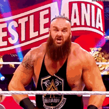 Braun Strowman WWE WrestlerMania GIF