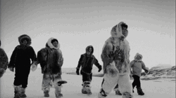 Brave Group Of Men Walking GIF