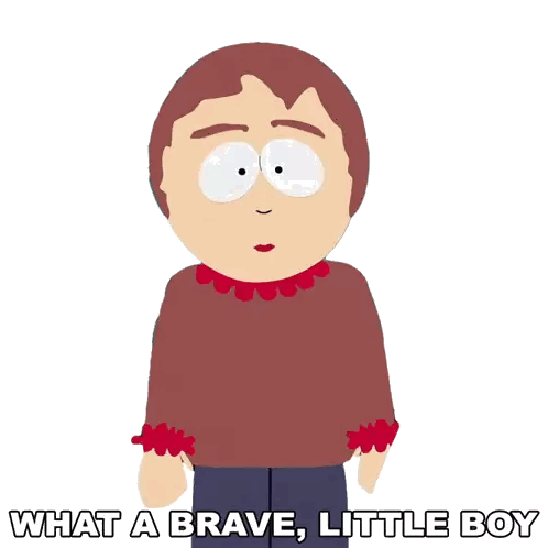 Brave Little Boy Sticker