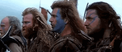 Braveheart Freedom Mel Gibson Battle Ready GIF